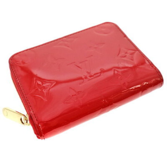 Louis Vuitton Zippy Coin Vernis Patent Red Cerise Red Wallet - Picture 1 of 6